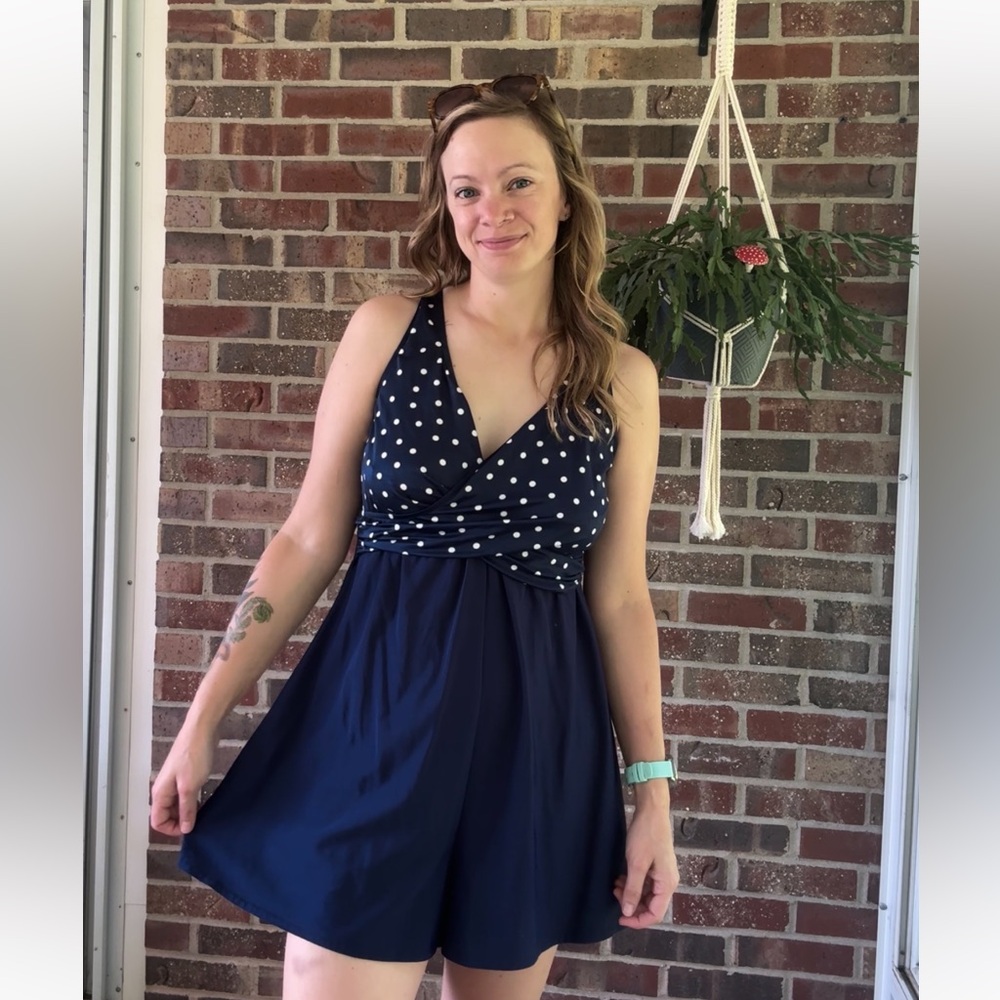 Polk Dot Swimsuit
